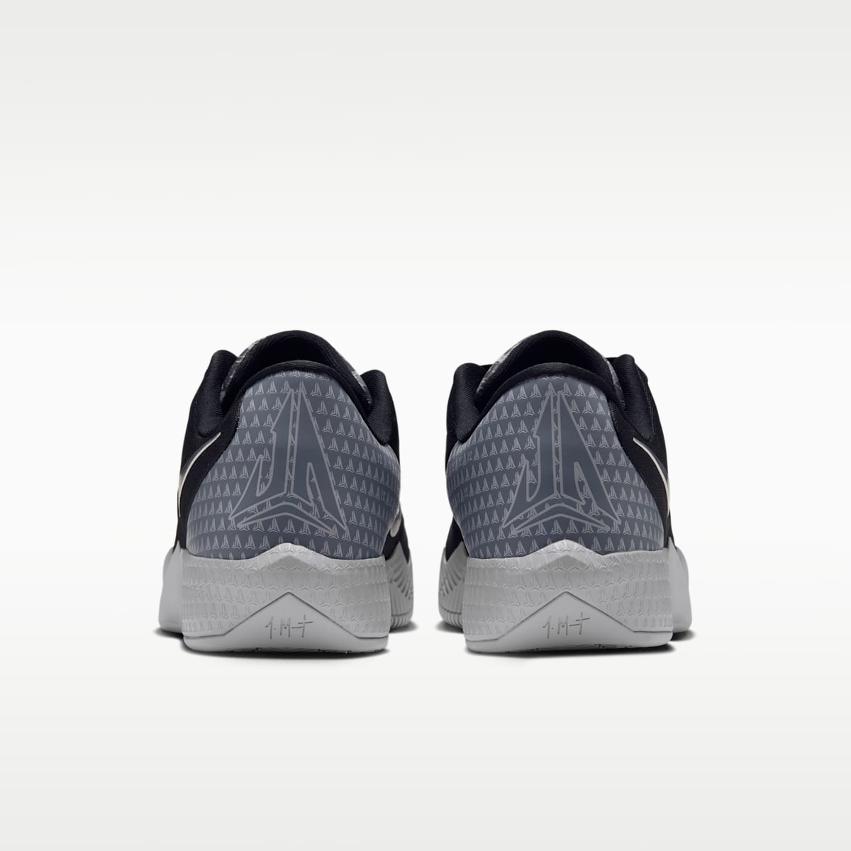 Ja Twelve Time Basketball Shoes - Black/Smoke Grey/Light Smoke Grey/Metallic Silver - Image 6