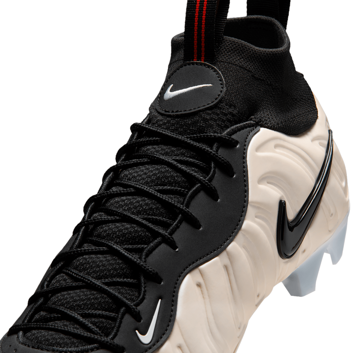 Nike Vaporposite Pro Football Cleats - Pearl White/True Red/White/Black - Image 8