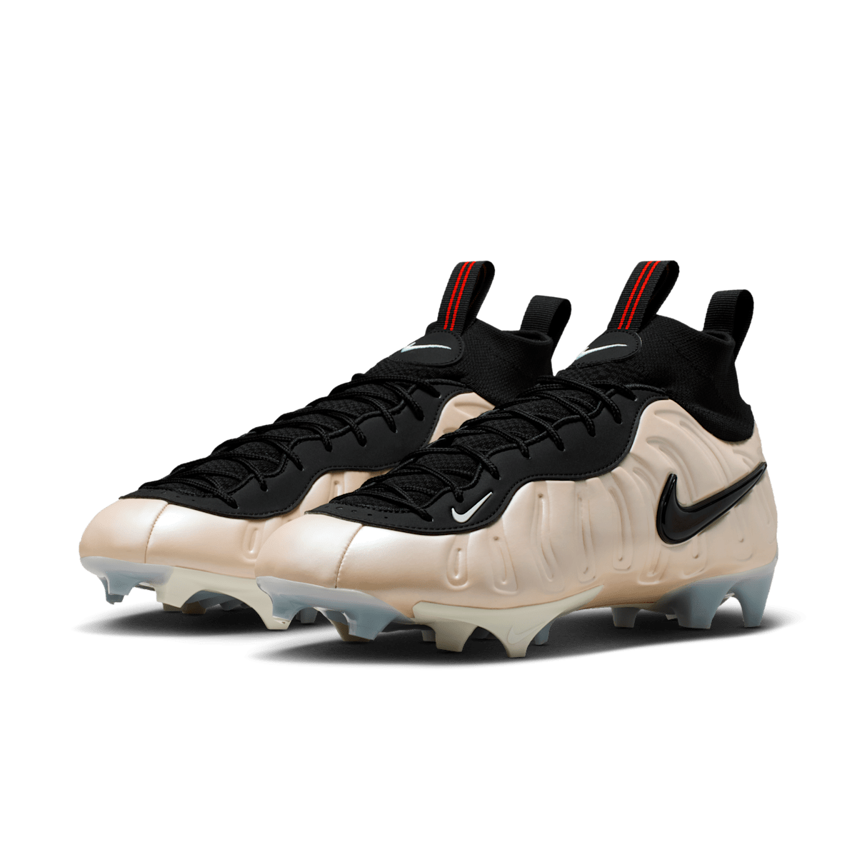 Nike Vaporposite Pro Football Cleats - Pearl White/True Red/White/Black - Image 5