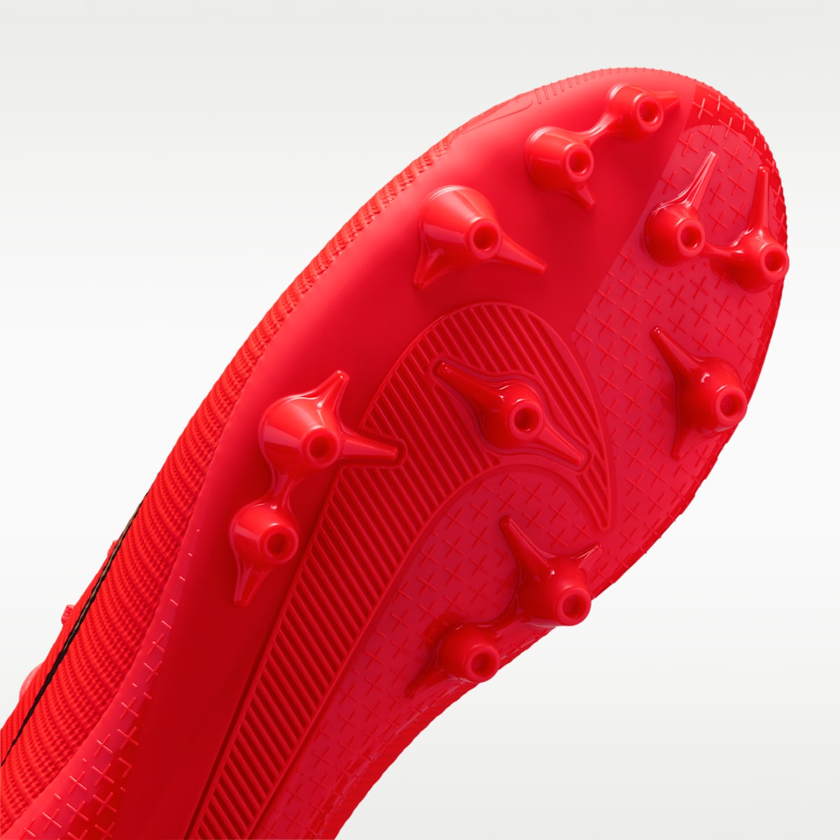 Nike Mercurial Vapor 17 Academy Artificial-Grass Low-Top Soccer Cleats - Bright Crimson/Blur - Image 7