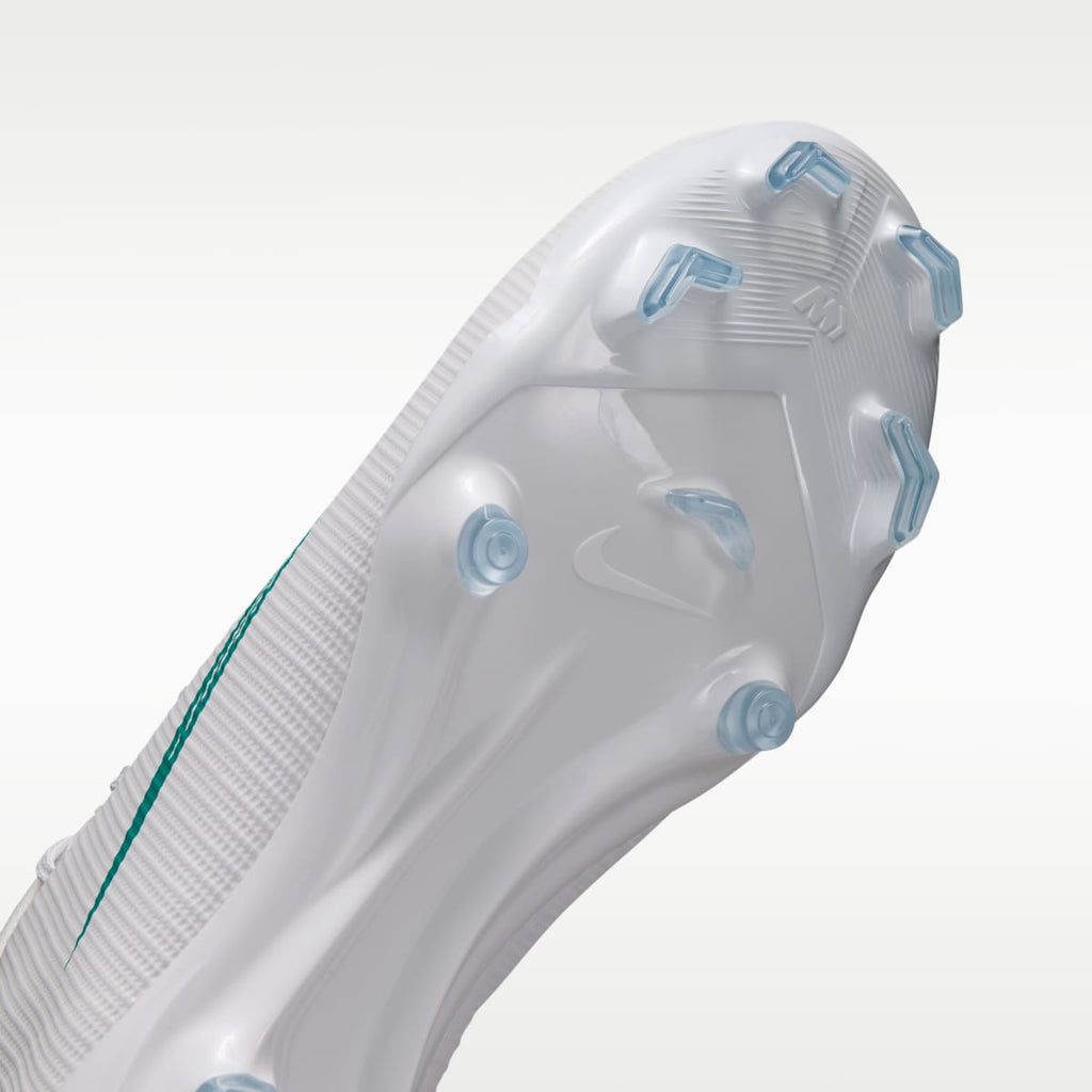Nike Mercurial Vapor 17 Academy Multi-Ground Low-Top Soccer Cleats - White/Dusty Cactus - Image 7