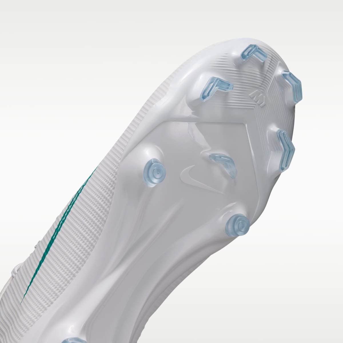 Nike Mercurial Vapor 17 Academy Multi-Ground Low-Top Soccer Cleats - White/Dusty Cactus - Image 7