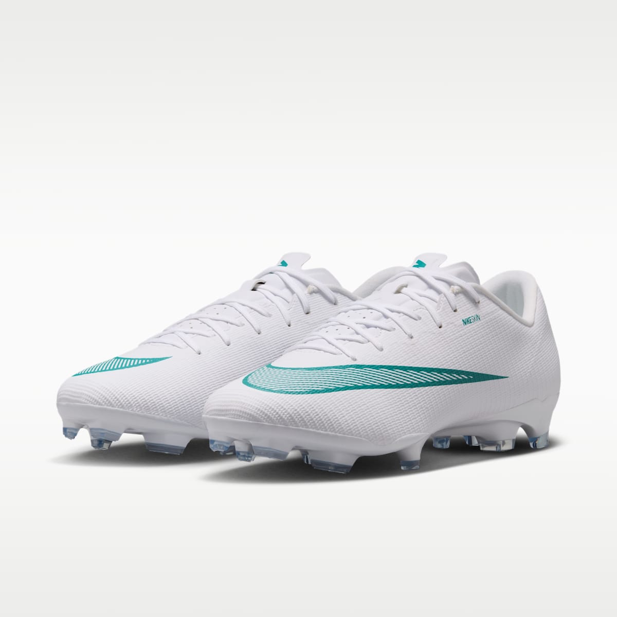 Nike Mercurial Vapor 17 Academy Multi-Ground Low-Top Soccer Cleats - White/Dusty Cactus - Image 5