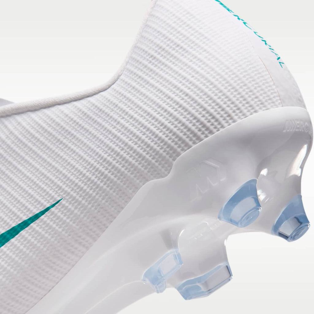 Nike Mercurial Vapor 17 Academy Multi-Ground Low-Top Soccer Cleats - White/Dusty Cactus - Image 9