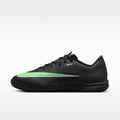 Nike Mercurial Vapor 17 Academy Indoor/Court Low-Top Soccer Shoes - Black/Black/Illusion Green - Image 1