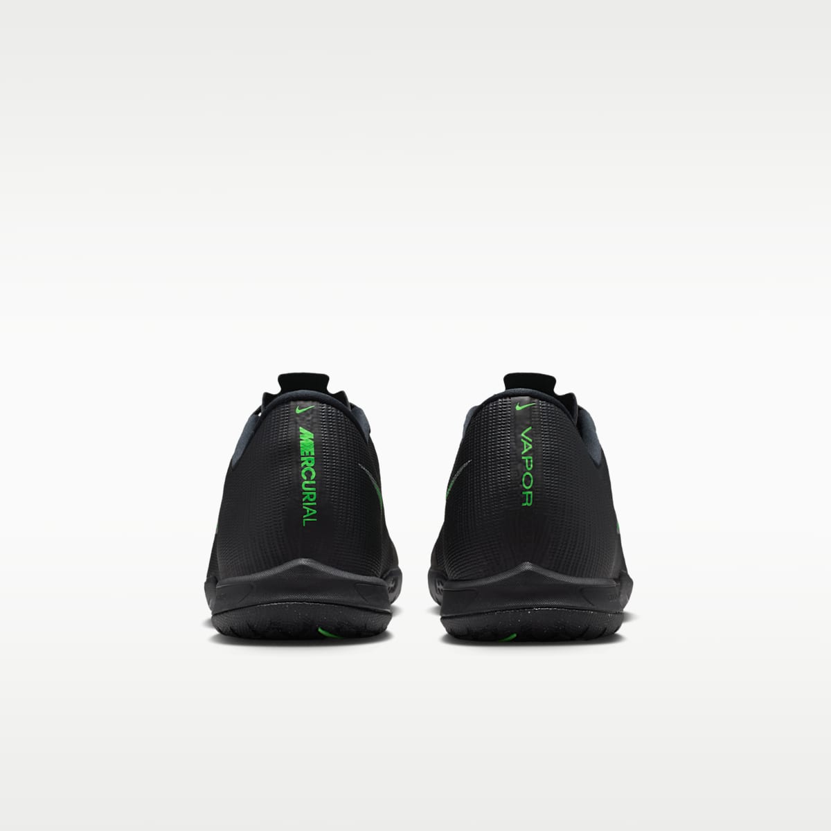 Nike Mercurial Vapor 17 Academy Indoor/Court Low-Top Soccer Shoes - Black/Black/Illusion Green - Image 6