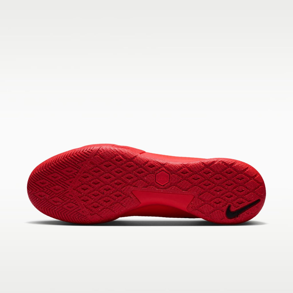 Nike Mercurial Vapor 17 Academy Indoor/Court Low-Top Soccer Shoes - Bright Crimson/Blur - Image 2