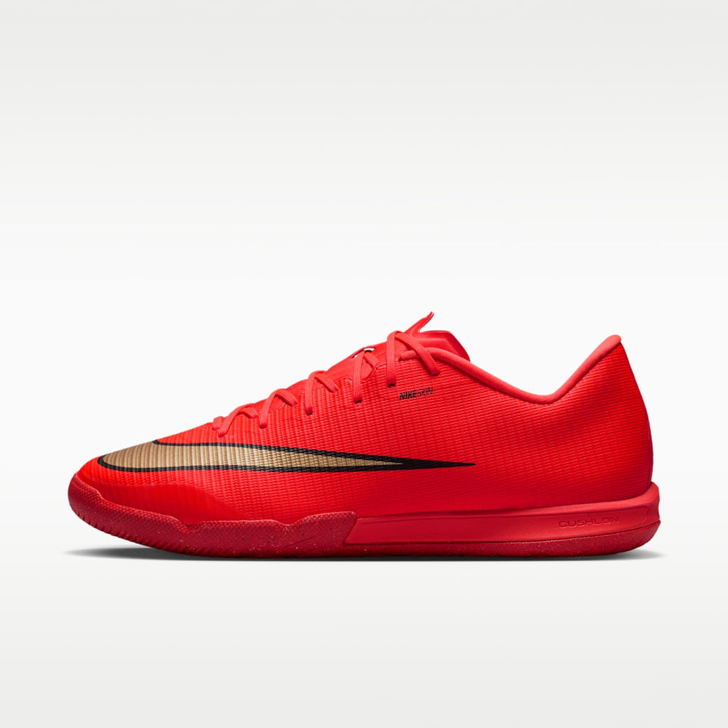 Nike Mercurial Vapor 17 Academy Indoor/Court Low-Top Soccer Shoes - Bright Crimson/Blur - Image 1