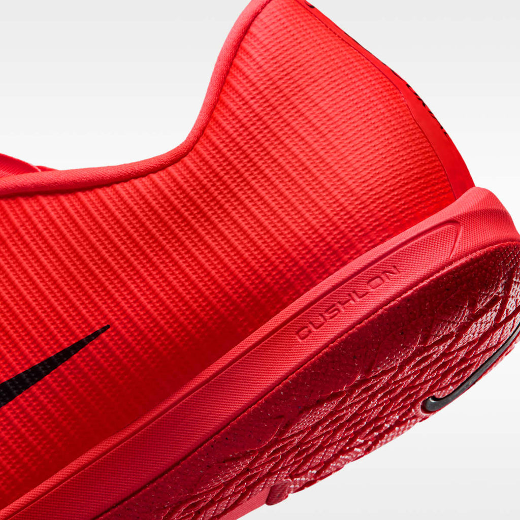 Nike Mercurial Vapor 17 Academy Indoor/Court Low-Top Soccer Shoes - Bright Crimson/Blur - Image 8
