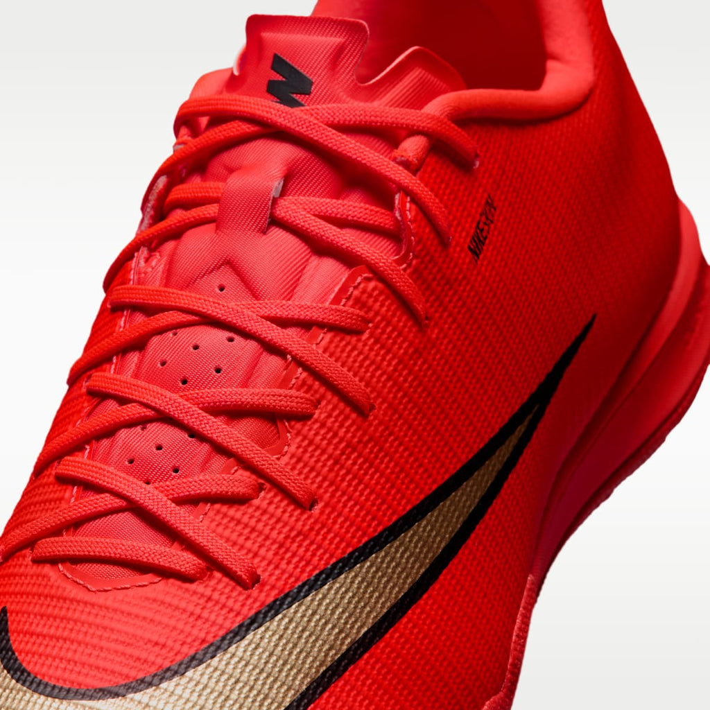 Nike Mercurial Vapor 17 Academy Indoor/Court Low-Top Soccer Shoes - Bright Crimson/Blur - Image 7