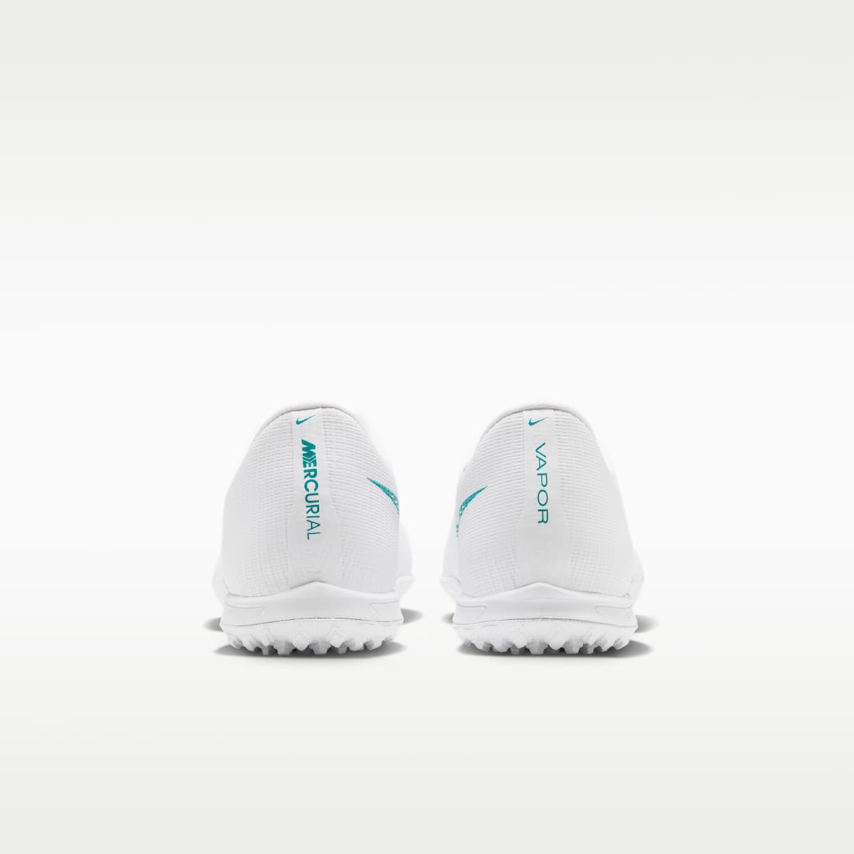 Nike Mercurial Vapor 17 Academy Turf Low-Top Soccer Shoes - White/Dusty Cactus - Image 6