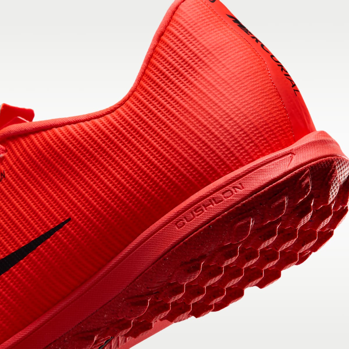 Nike Mercurial Vapor 17 Academy Turf Low-Top Soccer Shoes - Bright Crimson/Blur - Image 8
