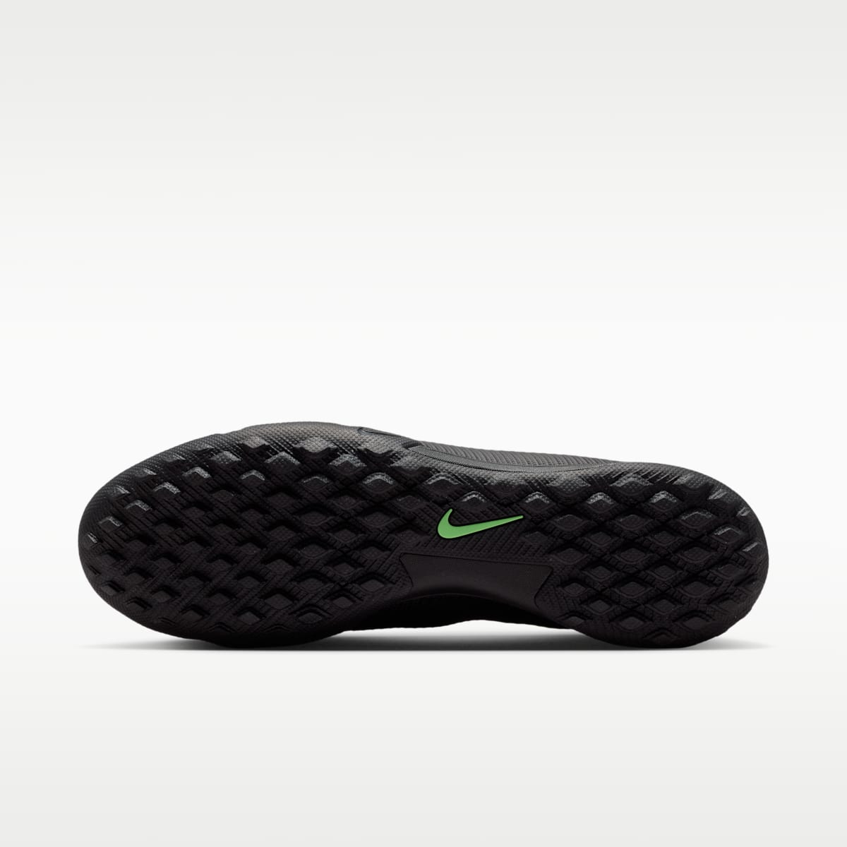 Nike Mercurial Vapor 17 Academy Turf Low-Top Soccer Shoes - Black/Black/Illusion Green - Image 2
