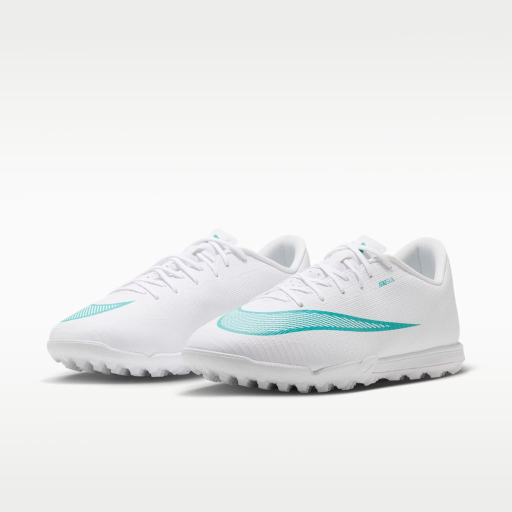 Nike Mercurial Vapor 17 Academy Turf Low-Top Soccer Shoes - White/Dusty Cactus - Image 5