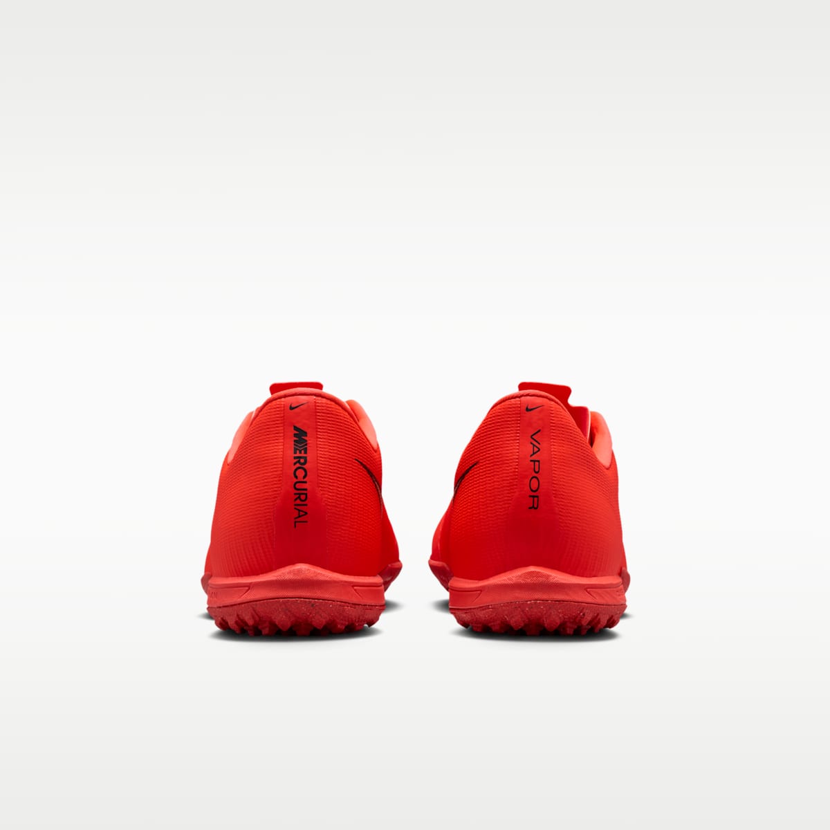 Nike Mercurial Vapor 17 Academy Turf Low-Top Soccer Shoes - Bright Crimson/Blur - Image 6