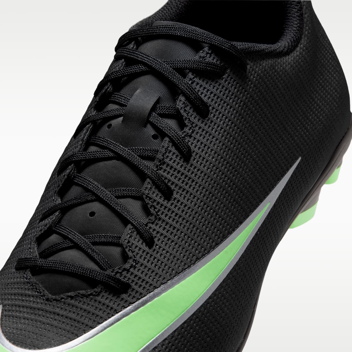 Nike Mercurial Vapor 17 Club Multi-Ground Low-Top Soccer Cleats - Black/Black/Illusion Green - Image 8