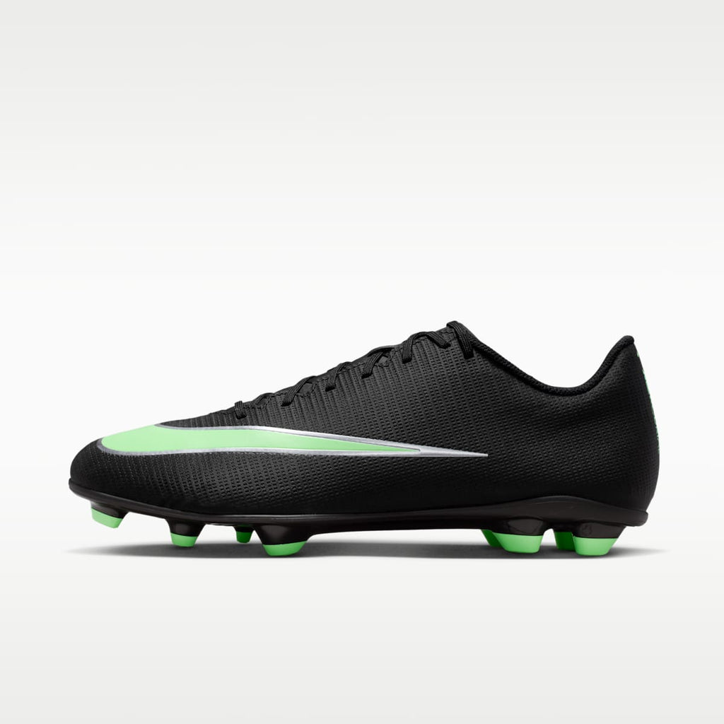 Nike Mercurial Vapor 17 Club Multi-Ground Low-Top Soccer Cleats - Black/Black/Illusion Green - Image 1