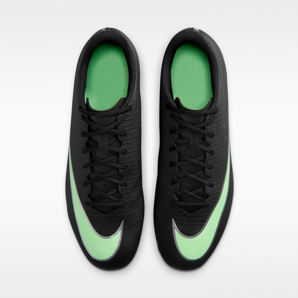 Women's Nike Mercurial Vapor 17 Club Multi-Ground Low-Top Soccer Cleats - Black/Black/Illusion Green