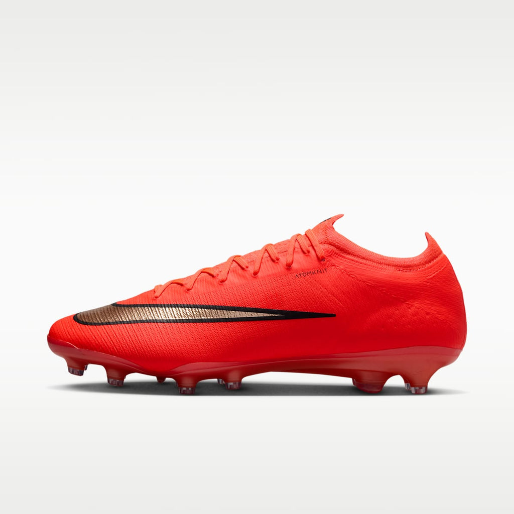 Nike Mercurial Vapor 17 Elite Artificial-Grass Low-Top Soccer Cleats - Bright Crimson/Blur - Image 1