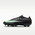 Women's Nike Mercurial Vapor 17 Elite Artificial-Grass Low-Top Soccer Cleats - Black/Black/Illusion Green