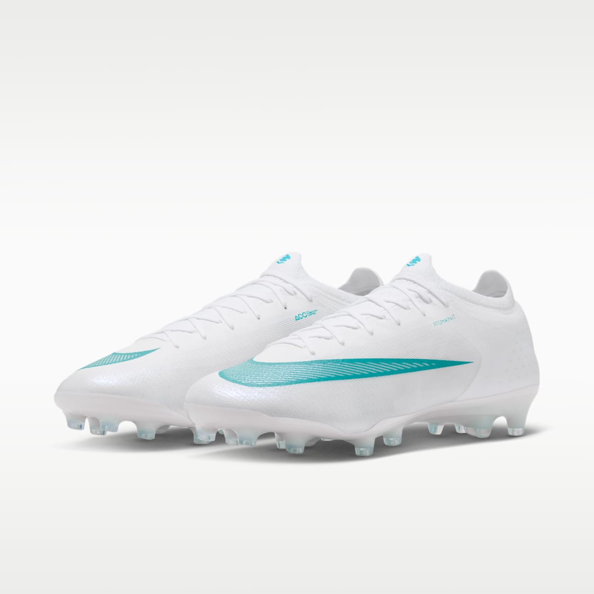 Nike Mercurial Vapor 17 Elite Artificial-Grass Low-Top Soccer Cleats - White/Dusty Cactus - Image 5