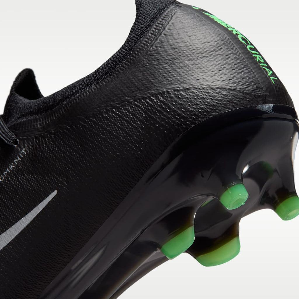 Women's Nike Mercurial Vapor 17 Elite Artificial-Grass Low-Top Soccer Cleats - Black/Black/Illusion Green