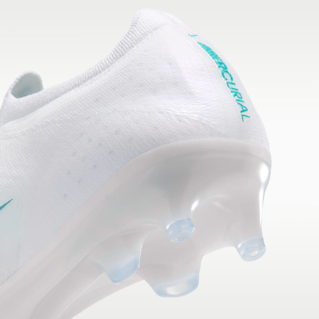 Nike Mercurial Vapor 17 Elite Artificial-Grass Low-Top Soccer Cleats - White/Dusty Cactus - Image 9