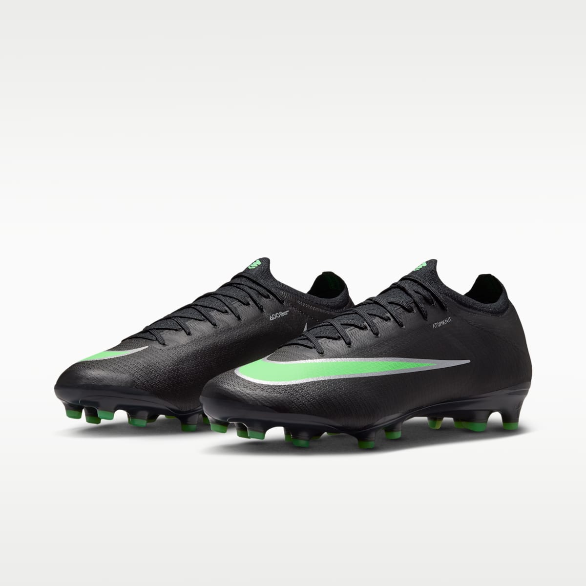 Women's Nike Mercurial Vapor 17 Elite Artificial-Grass Low-Top Soccer Cleats - Black/Black/Illusion Green