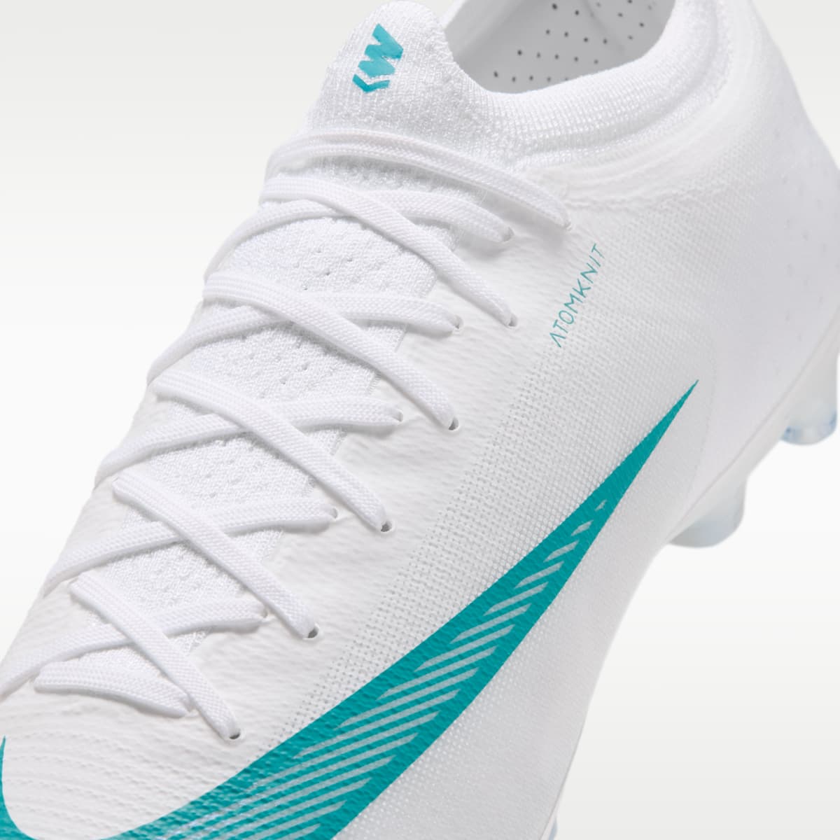 Nike Mercurial Vapor 17 Elite Artificial-Grass Low-Top Soccer Cleats - White/Dusty Cactus - Image 8