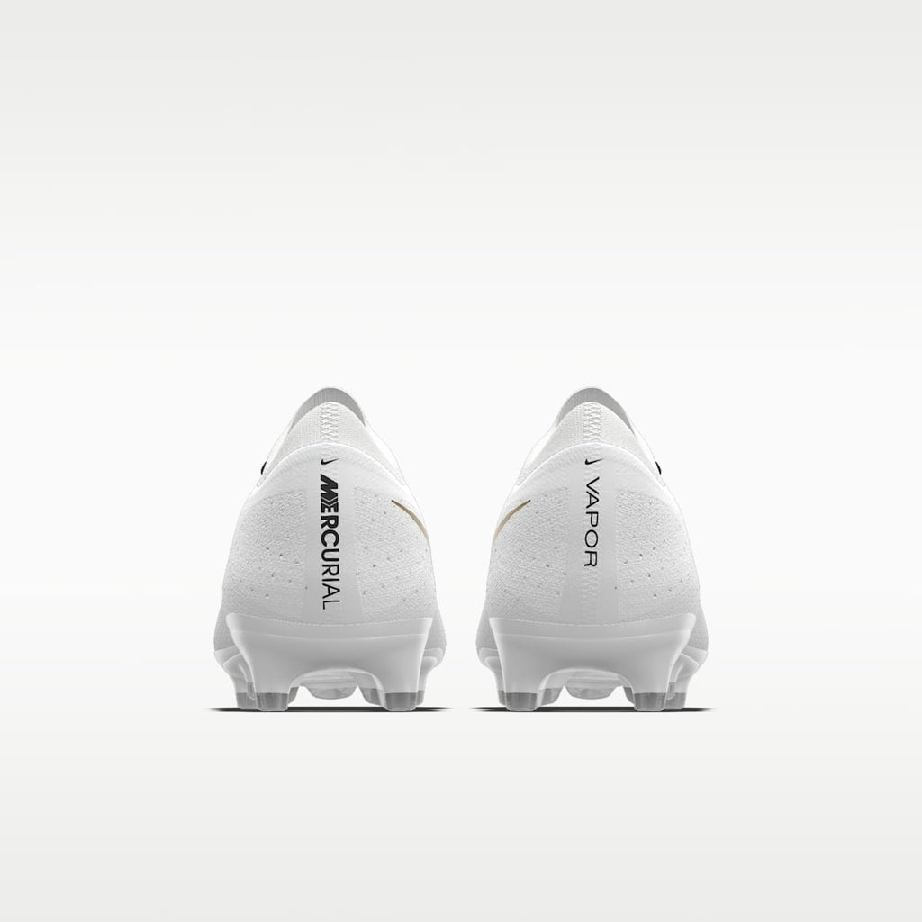 Nike Mercurial Vapor 17 Elite By You Custom Artificial-Grass Low-Top Soccer Cleats - White/White - Image 5