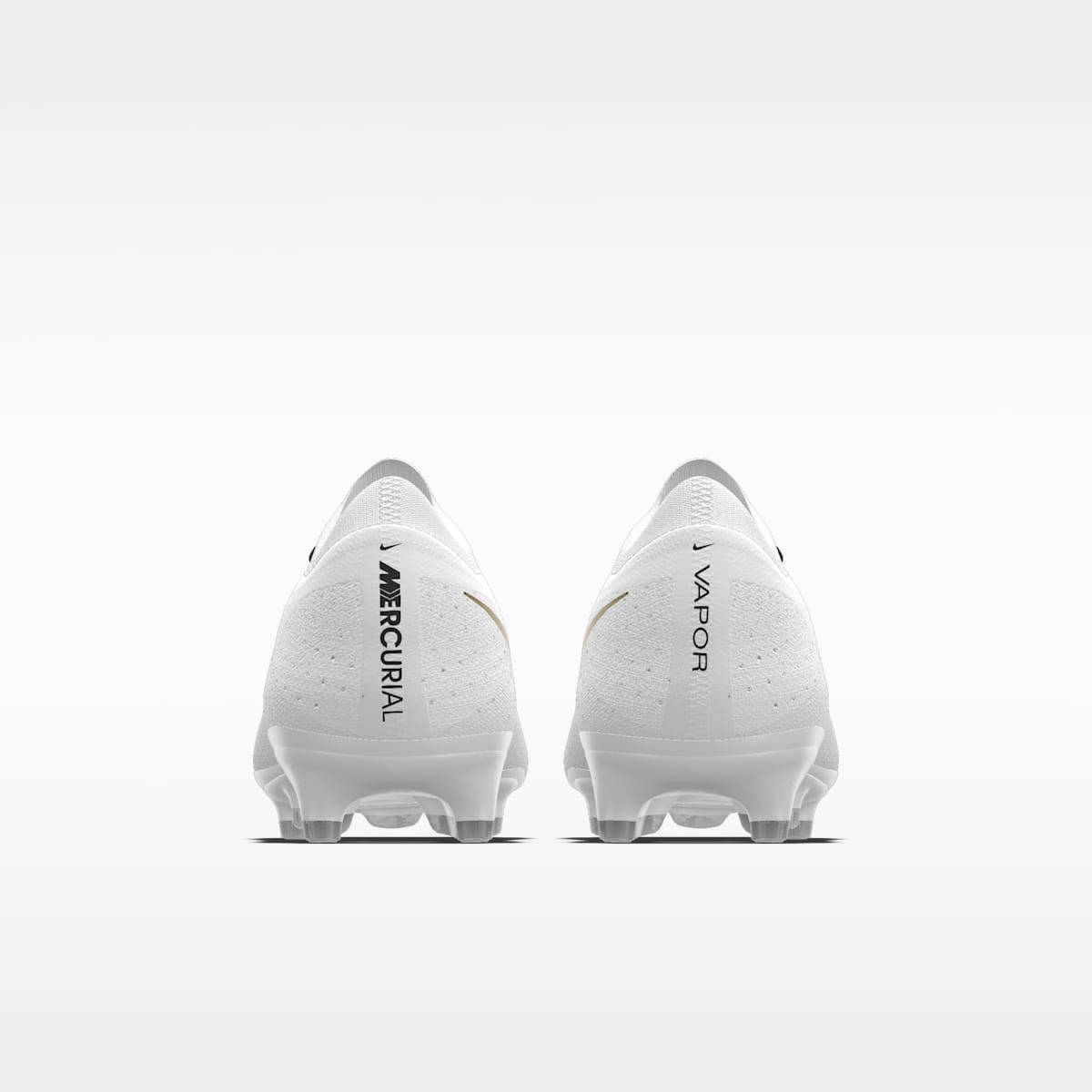 Nike Mercurial Vapor 17 Elite By You Custom Artificial-Grass Low-Top Soccer Cleats - White/White - Image 5