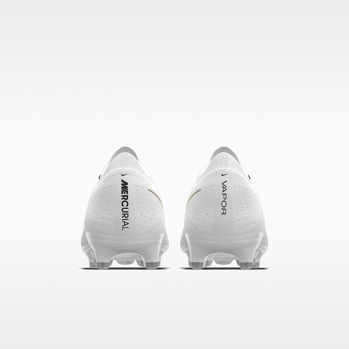 Women's Nike Mercurial Vapor 17 Elite By You Custom Artificial-Grass Low-Top Soccer Cleats - White/White
