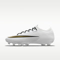 Nike Mercurial Vapor 17 Elite By You Custom Artificial-Grass Low-Top Soccer Cleats - White/White - Image 1