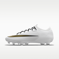 Women's Nike Mercurial Vapor 17 Elite By You Custom Artificial-Grass Low-Top Soccer Cleats - White/White