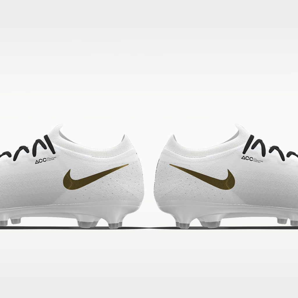 Nike Mercurial Vapor 17 Elite By You Custom Artificial-Grass Low-Top Soccer Cleats - White/White - Image 7