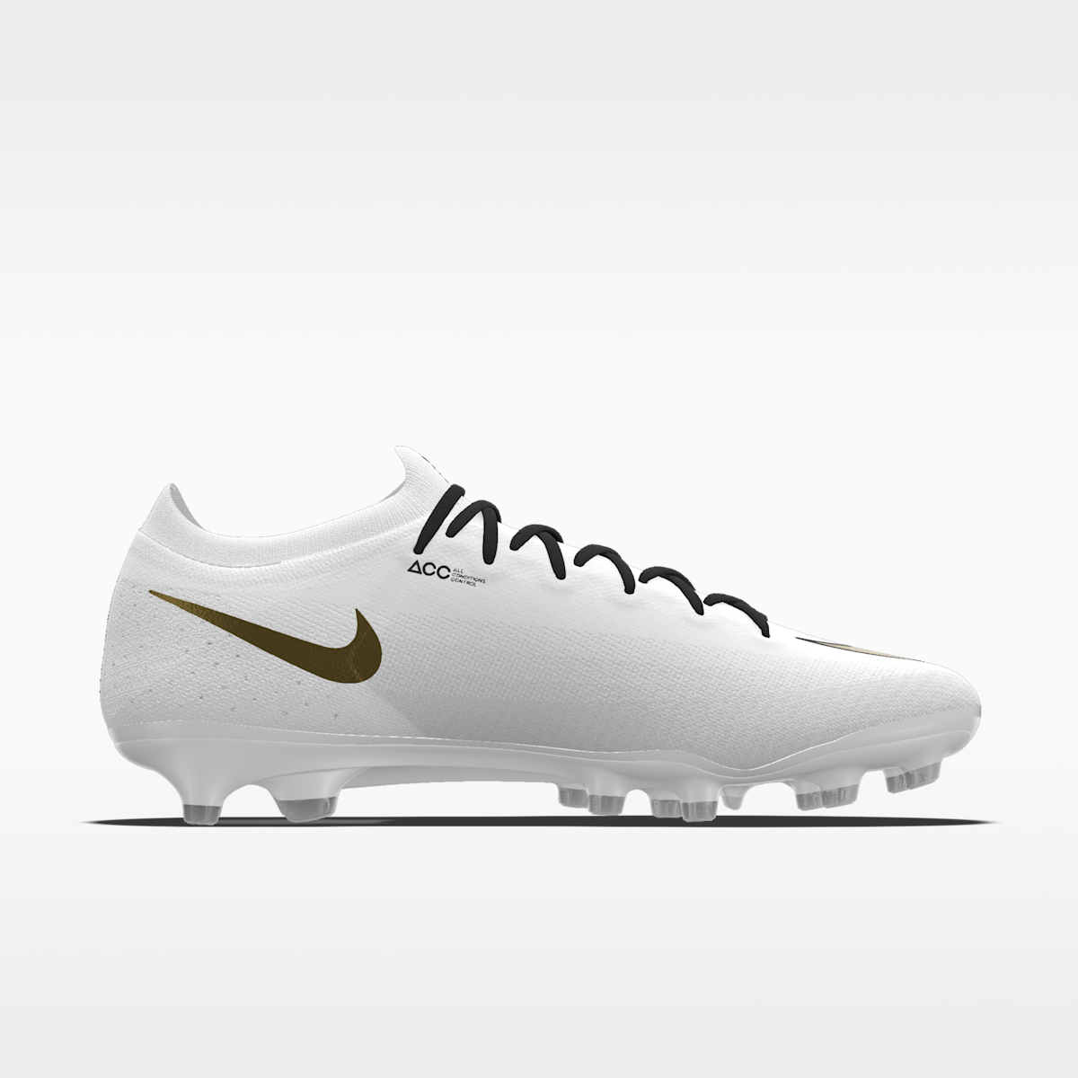 Women's Nike Mercurial Vapor 17 Elite By You Custom Artificial-Grass Low-Top Soccer Cleats - White/White