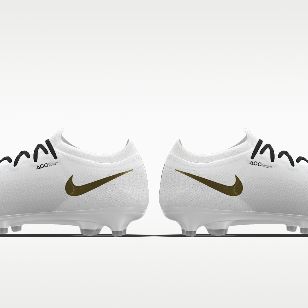 Women's Nike Mercurial Vapor 17 Elite By You Custom Artificial-Grass Low-Top Soccer Cleats - White/White