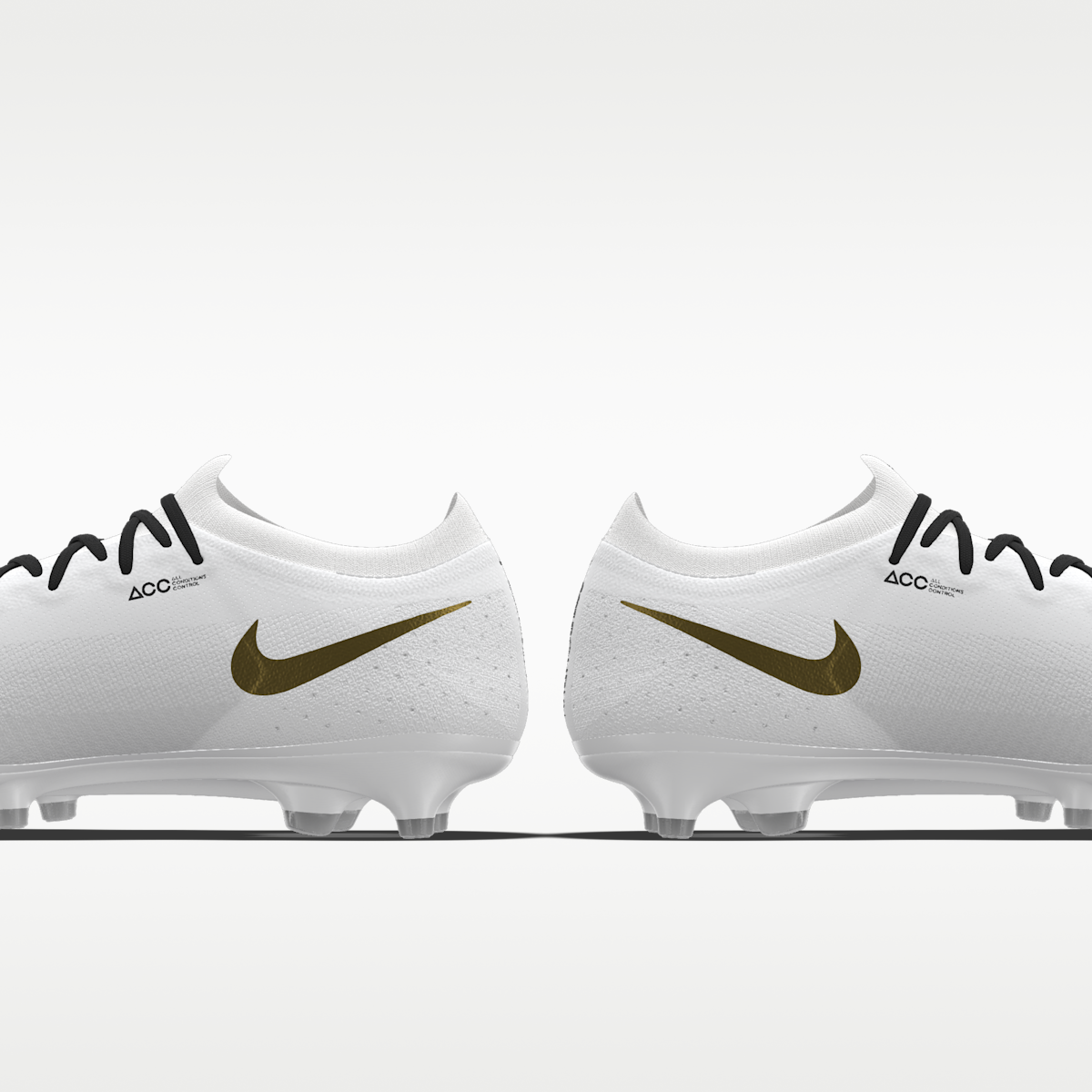 Women's Nike Mercurial Vapor 17 Elite By You Custom Artificial-Grass Low-Top Soccer Cleats - White/White