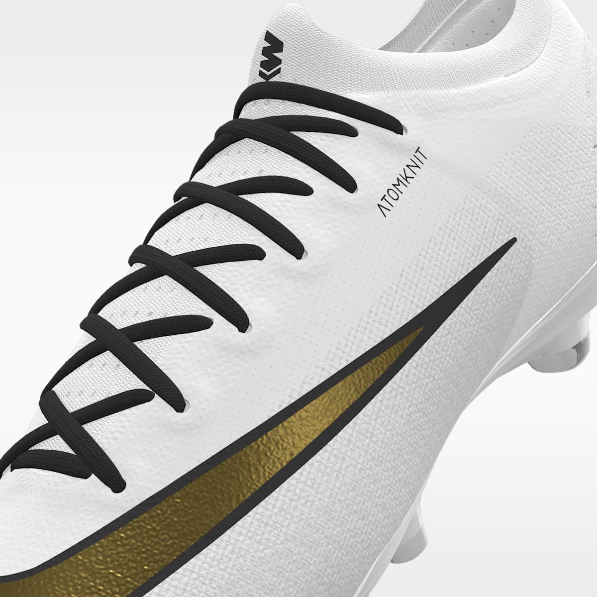 Nike Mercurial Vapor 17 Elite By You Custom Artificial-Grass Low-Top Soccer Cleats - White/White - Image 9