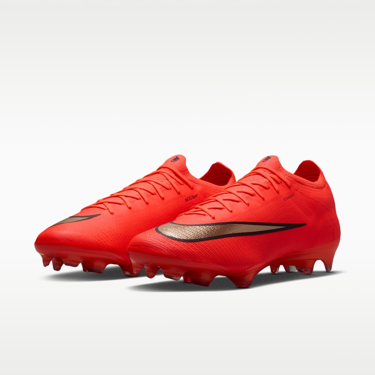 Women's Nike Mercurial Vapor 17 Elite Firm-Ground Low-Top Soccer Cleats - Bright Crimson/Blur