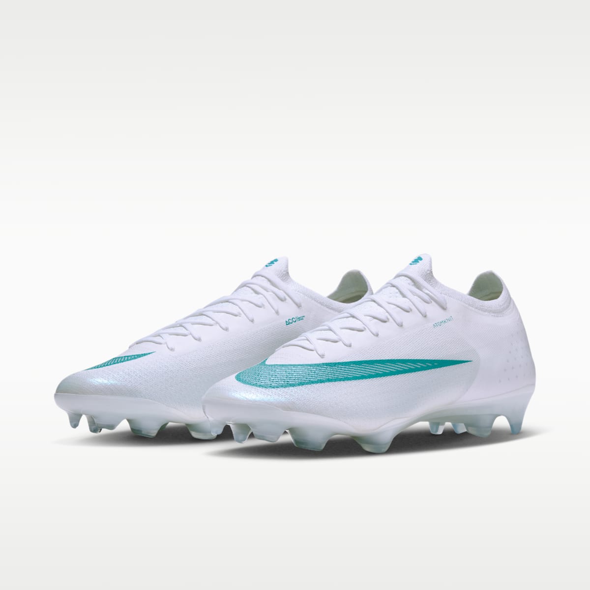 Nike Mercurial Vapor 17 Elite Firm-Ground Low-Top Soccer Cleats - White/Dusty Cactus - Image 5