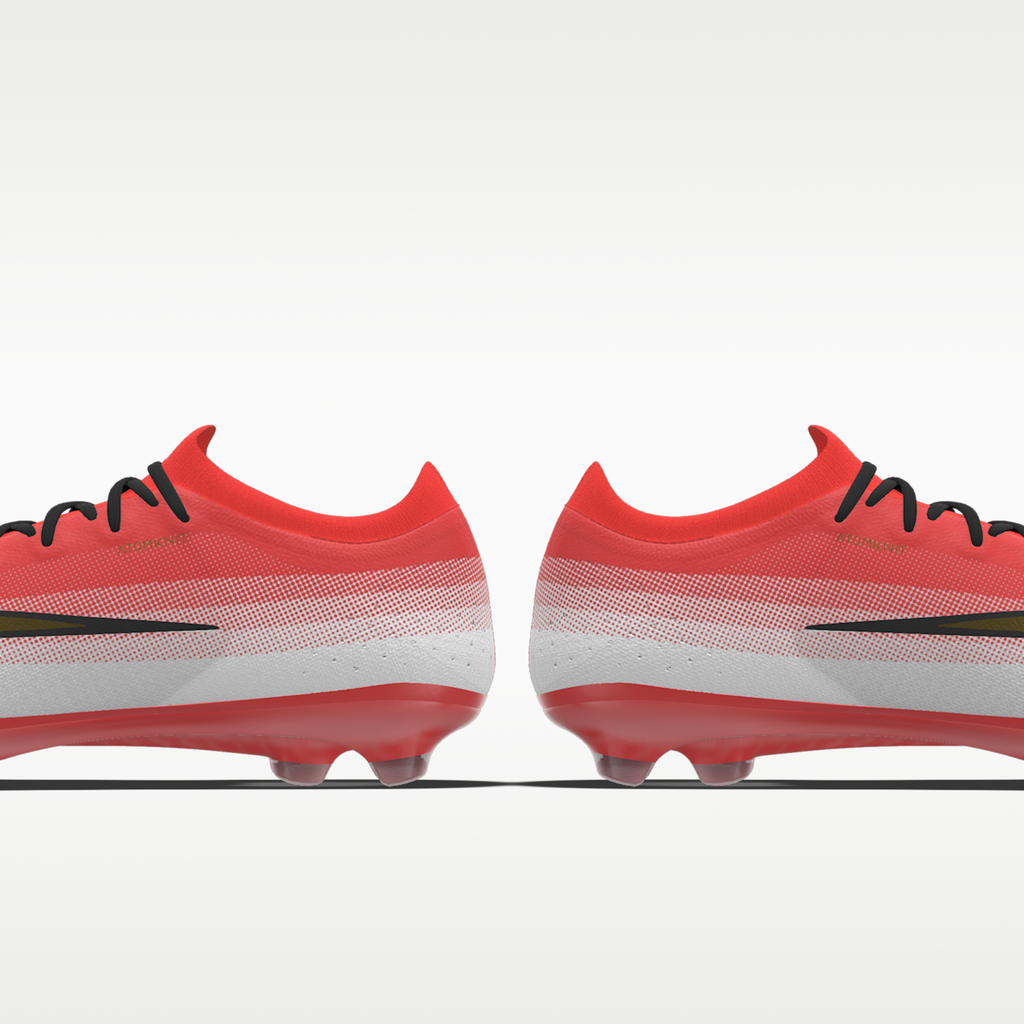 Women's Nike Mercurial Vapor 17 Elite By You Custom Firm-Ground Low-Top Soccer Cleats - Bright Crimson/White