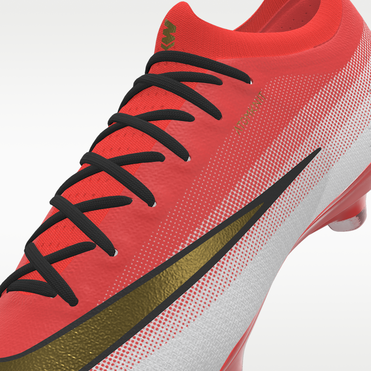 Women's Nike Mercurial Vapor 17 Elite By You Custom Firm-Ground Low-Top Soccer Cleats - Bright Crimson/White