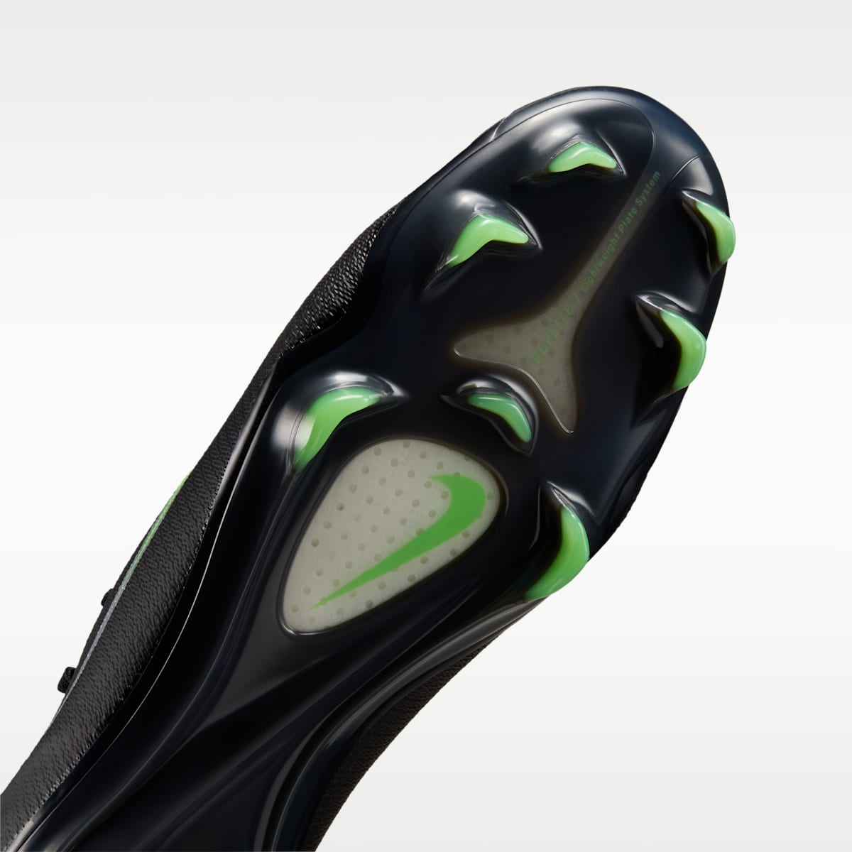 Nike Mercurial Vapor 17 Elite Firm-Ground Low-Top Soccer Cleats - Black/Black/Illusion Green - Image 7