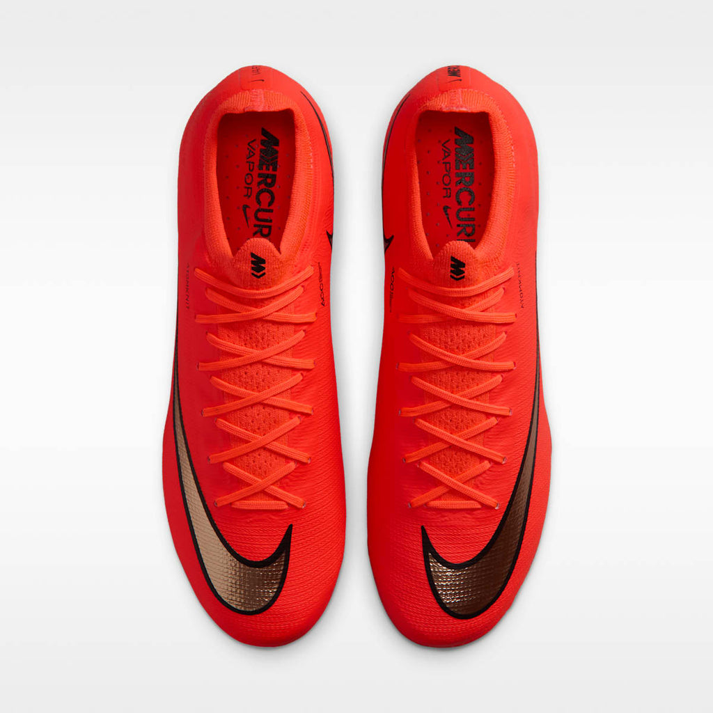 Women's Nike Mercurial Vapor 17 Elite Firm-Ground Low-Top Soccer Cleats - Bright Crimson/Blur