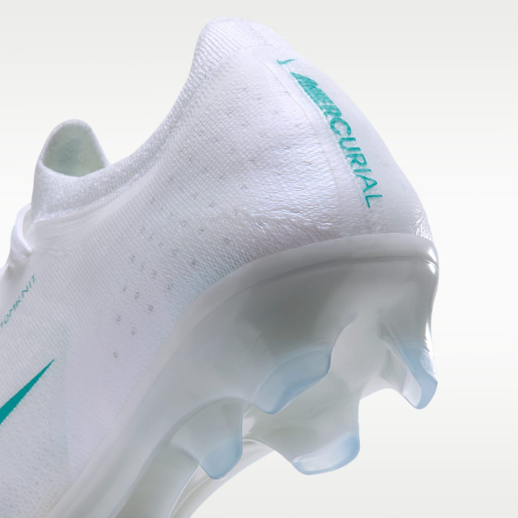 Nike Mercurial Vapor 17 Elite Firm-Ground Low-Top Soccer Cleats - White/Dusty Cactus - Image 9