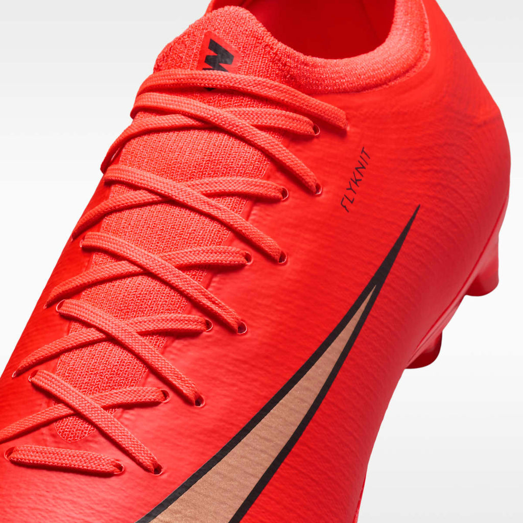 Nike Mercurial Vapor 17 Pro Artificial-Grass Low-Top Soccer Cleats - Bright Crimson/Blur - Image 8