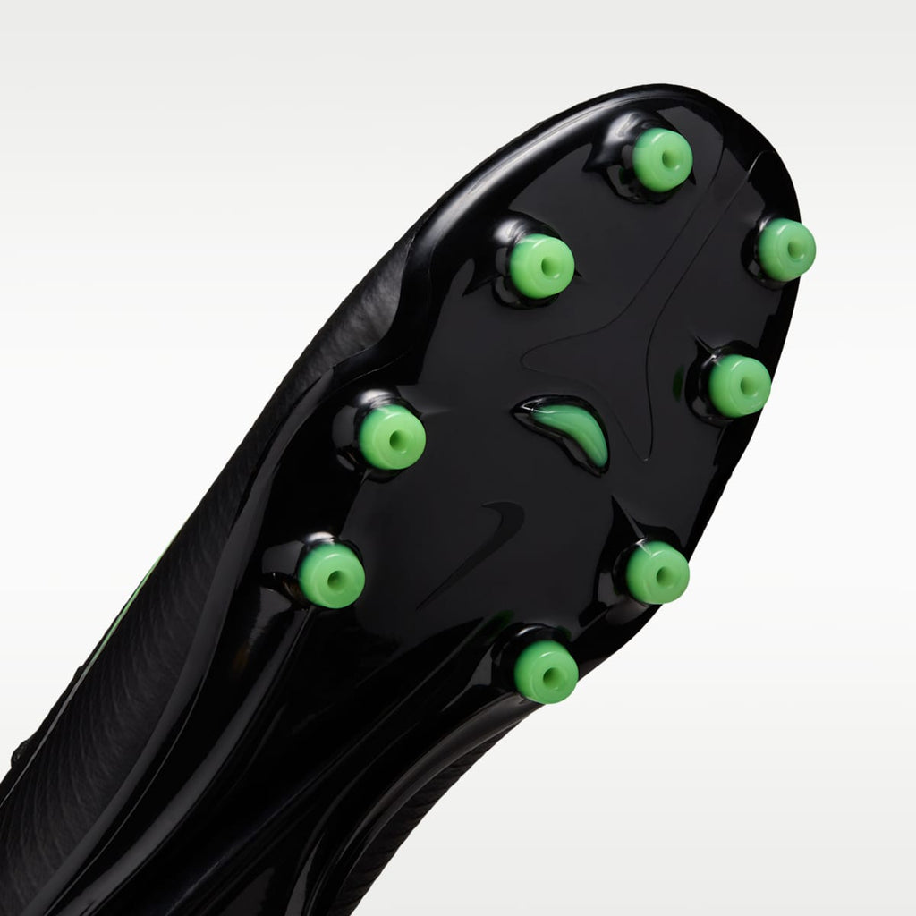 Nike Mercurial Vapor 17 Pro Artificial-Grass Low-Top Soccer Cleats - Black/Black/Illusion Green - Image 7