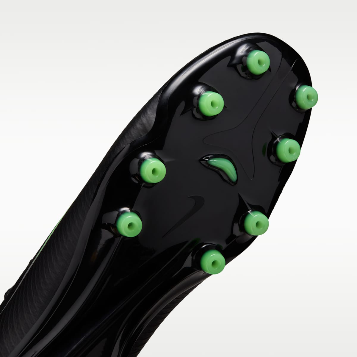Nike Mercurial Vapor 17 Pro Artificial-Grass Low-Top Soccer Cleats - Black/Black/Illusion Green - Image 7