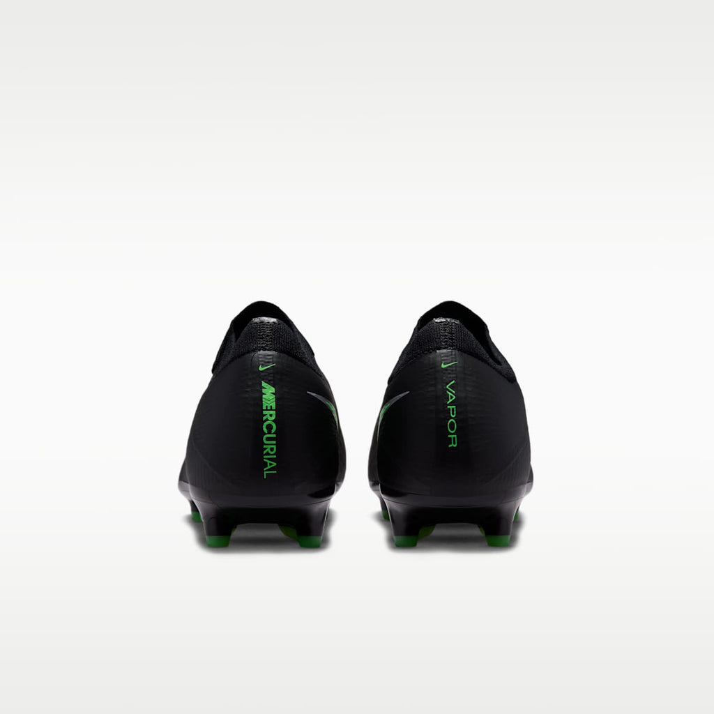 Nike Mercurial Vapor 17 Pro Artificial-Grass Low-Top Soccer Cleats - Black/Black/Illusion Green - Image 6